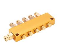 Yctze Distributeur D' en Laiton avec Volume D' Réglable (One in, five out) | Matériau en laiton durable, réglable pour les machines CNC, conception étanche à l\'air, adapté au moulage sous pression,