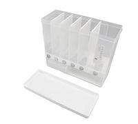 Yctze Distributeur de Riz 10L, Récipient de Stockage de Céréales Mural à 6 Grilles avec Conception Scellée Pressée, Idéal pour la Cuisine Domestique