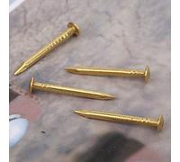 Yctze DIY Deco Laiton Mini Clous à Vis Antiques - 100PCS Accessoires de Modèle pour l'Artisanat, Les Meubles, la Décoration d'Intérieur, Le Scrapbooking et Les Projets Miniatures (18