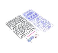 Yctze Educational Spider DIY Building Toy for Kids - Electric Plastic Science Robotics Kit pour Améliorer l'apprentissage et la créativité