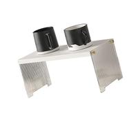 Yctze Élégant étagère à Tasse de café - Rangement Robuste et économique pour la Cuisine et le Salon, Tient jusqu'à 10 Kg (White 1 niveau)