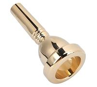 Yctze Embout de Trombone, Embout en Métal à Grande Tige Ténor, en Laiton plaqué Argent 12,7 Mm 5G, Idéal pour les Trombones Ténor (GOLD)
