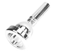 Yctze Embout de Trombone, Embout en Métal à Grande Tige Ténor, en Laiton plaqué Argent 12,7 Mm 5G, Idéal pour les Trombones Ténor (SILVER)