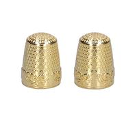 Yctze Ensemble de 10 dé à Coudre en Métal - Protège-doigts Antirouille pour Travaux d'aiguille, Empêche le Glissement, Couture Parfaite, Broderie, Couture, Ajustement Confortable pour Débutants et