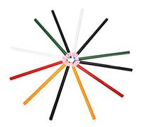 Yctze Ensemble de 12 Crayons de Tailleur à Découper - Craie de Couture Polyvalente pour Tissus, Bois, Verre, Métal et Plus - Idéal pour l'artisanat, la Couture et les Projets