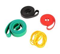 Yctze Ensemble de Bandes Colorées à Haute Résistance élastique, 4 Pièces, pour Les Niveaux de Forme Physique, Solution d'entraînement Portable pour Hommes et Femmes (Colorful)