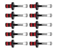 Yctze Ensemble de Bouchons de Bouteille à Vin Manuel de 10pcs, Bouchon à Vide et Ouvre-bouteille à Vide en Silicone pour le Vin Rouge, le Champagne et les Boissons - Accessoires de Cuisine Idéaux