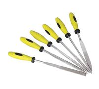 Yctze Ensemble de Limes à Aiguilles Professionnelles pour l'ingénierie et la Sculpture sur Bois - -, Limes émeri à Prise Confortable pour la Finition - SIL-1116 (SIL-1118)