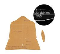 Yctze Ensemble de Modèles D’étui à Lunettes en Acrylique - Outil de Pochoir à Motif en Cuir - Conception de Portefeuille en Acrylique découpé avec Précision XBY-02