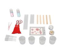 Yctze Ensemble de Moules pour Marque-page DIY - Silicone épais Hautement Transparent pour un Artisanat personnalisé et Facile à Utiliser (rouge)