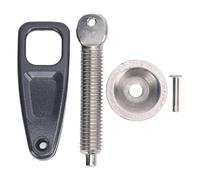 Yctze Ensemble de Serrage de Tableau Arrière de Bateau, Ensemble de Poignée à Vis de Serrage de Tableau Arrière de Moteur Hors-Bord en Acier Inoxydable pour Moteur Hors-Bord E40G aux