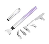 Yctze Ensemble de Stylos de Peinture Artistique en Strass avec Embouts de Filetage en Acier Inoxydable pour un Placement Facile et Stable des Strass, pour les Amateurs d'artisanat (PURPLE)