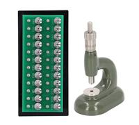 Yctze Ensemble d'outils de Réparation de Montres en Alliage d'aluminium avec 48 Matrices, Boîtier Ergonomique Plus Proche pour Les Horlogers, Conception Anti-Rayures pour Une Utilisation Sûre