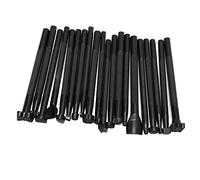 Yctze Ensemble d'outils d'estampage en Cuir 20 Pièces pour l'artisanat de Bricolage, Kit de Dérapage ' Précis avec 20 Motifs Uniques, Idéal pour les Projets Artisanaux