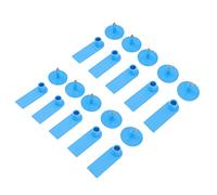 Yctze Étiquettes d'oreille Vierges pour Bétail, 100 Pièces, étiquettes d'oreille en TPU Sûres pour Porcs, Vaches, Moutons et Plus Encore, Idéales pour la Gestion de l'information