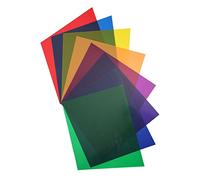 Yctze Film Couleur Professionnel pour l'éclairage de Studio, Gel pour la Couleur Photographique et Cinématographique, Utilisation Polyvalente pour Les Projets (8PCS)