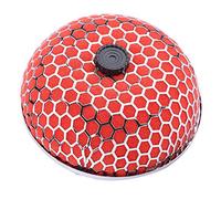 Yctze Filtre à Air, Nettoyeur de Filtre Dentrée Dadmission Dair de Voiture Gaze de Mousse de Champignon Haut Débit Universel (rouge)