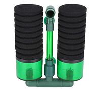 Yctze Filtre Biochimique Double éponge pour Aquarium avec Récipient - Filtre en Mousse Submersible pour Aquariums de Plus de 60 Cm - Conception Ultra Silencieuse avec Filtration Biologique