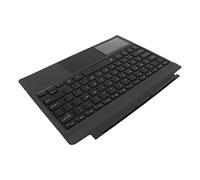 Yctze for Pro Type Cover Keyboard Clavier Pro Abs, PU pour Pro Type Cover Clavier Portable 7 Couleurs Rétroéclairage USB C Rechargeable Noir BT Clavier avec