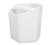 Yctze Frappe à café de Grande capacité avec Frappe et Antidérapant - Poubelle à Marc de café Efficace Baristas, Matériau Chauffant, Nettoyage, Conception Anti-odeur, Hygiène du (WHITE)