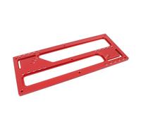 Yctze Gabarit de Coupe intégré pour Porte d'armoire, Guide de Fente de Porte d'armoire sans Poignée en Alliage 'aluminium, Outil de Coupe avec Mèche de Toupie Semi-circulaire, Idéal pour des Coupes