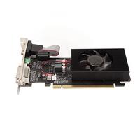 Yctze Gaming pour Carte Graphique GeForce GT220 1 Go DDR3 128 Bits, Prise en Charge de la Carte Vidéo PC à Profil Bas DirectX 10.1, PCI Express X16 2.0, Interface HDMI/DVI/VGA, avec Support