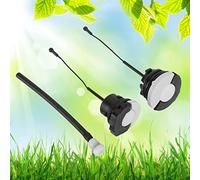 Yctze Gas de Bouchon de Mazout pour MS210C MS250C MS310 MS192 MS360 - Kit Complet avec Capuchon de Carburant, Capuchon d'huile et Tuyau d'évent