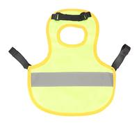 Yctze Gilet Réfléchissant pour Poulet - Harnais en Polyester Réutilisable pour Protection des Poulets, Canards et Oies avec Design de Selle et Bande Réfléchissante (Yellow)