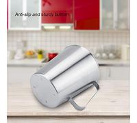 Yctze Grande Verseuse en Acier Inoxydable 2000ml pour Art du Café | Conception incassable, pratique pour faire mousser, mesures précises, indispensable pour les baristas, facile à nettoyer