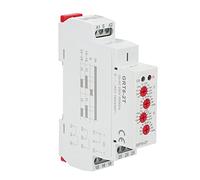 Yctze GRT8-2T Mini Rail Din Relais temporisé à Double Retard - Retard Réglable de 0,1 S à 10 Jours, Indicateur LED, Taille Compacte, Contacts à Double Sortie (#1)