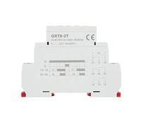 Yctze GRT8-2T Mini Rail Din Relais temporisé à Double Retard - Retard Réglable de 0,1 S à 10 Jours, Indicateur LED, Taille Compacte, Contacts à Double Sortie (#2)