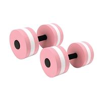 Yctze Haltères d'exercice - 2 PCS EVA Haltères Flottants à l'eau Exercice en Mousse d'eau Outil de Fitness Hommes Femmes Enfants - Perte de Poids Aquagym - Sports et Plein Air/Exercice et (Pink)