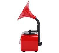 Yctze Haut-Parleur Portable Rétro pour la Lecture de Musique avec Autonomie de la Batterie - Plusieurs Options de Couleurs Disponibles (Opéra de Pékin Rouge)