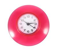 Yctze Horloge Murale à Ventouse pour Miroir de Cuisine de Salle de Bain, Horloges à Quartz pour Douche et Décoration, Horloge de Salle de Bain, de Cuisine, Murale, à Quartz, à Ventouse, à Miroir,