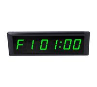 Yctze Horloge Murale Numérique à Grand écran avec Télécommande - Horloge Murale Numérique, Fonction Minuterie à 7 Couleurs, à 6 Chiffres avec Télécommande, Salon, Chambre à Coucher, Cuisine - Mur (3