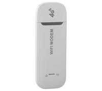 Yctze Hotspot WiFi Portable USB 4G, Routeur Mobile Plug and Play avec Emplacement pour Carte SIM, Routeur de avec Cryptage WPA2 pour 10 Appareils Partage Internet Haut Débit (White)