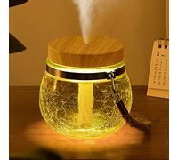 Yctze Humidificateur d'arrêt Automatique Calme avec Lumière Douce, Atomiseur de Bureau de 400 Ml pour une Utilisation à Domicile et au Bureau (WHITE)