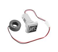 Yctze Indicateur de Courant Alternatif à Affichage Numérique LED 22 Mm 100 A pour des Mesures Précises du Voltmètre à Affichage LED Voltag, Indicateur de Tension Numérique, de Tension, AC (BLACK)