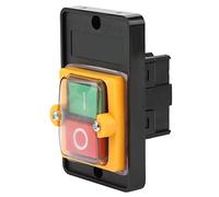 Yctze Interrupteur à Bouton-poussoir étanche, AC220V/380V 10A, Interrupteur Marche/arrêt pour Pièces de Perceuse à Colonne Drummond Générale, Station à Outils, Interrupteur de