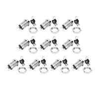 Yctze Interrupteur à clé électronique 12x22mm, Interrupteur de Verrouillage à Barillet pour Modification de Voiture et Systèmes de Contrôle d'accès