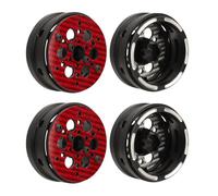 Yctze Jantes de Voiture RC Légères 1/10, Roues de Performance Durables, Roues Tout-Terrain avec Un Design amélioré, Idéales pour Ramper sur Les Roches et la Conduite Hors Route, 1,9 Pouces 4 Pièces