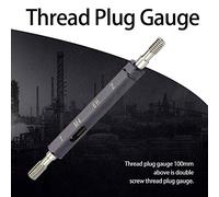 Yctze Jauge de Filetage de Jauge de Précision en Acier M12 * 1,75 pour Une Mesure Précise du Filetage Interne - Conception Conique et à Double Vis (#2)