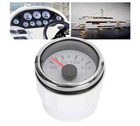 Yctze Jauge de Température de L'eau de Refroidissement Instrument Automatique Marin de Remplacement Adapté pour Capteur de Voiture et Bateaux EU pour Jauge Temperature eau 24v kus(Cadran blanc)