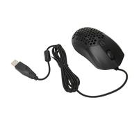 Yctze Jeu câblé Ergonomique avec RVB Backlit 6 Touches Programmables DPI pour Les Jeux et Usage de Bureau (Black)