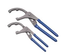 Yctze Jeu de Clés à Filtre à Huile pour Ma Voiture, 2 Pièces Pinces à Filtre à Huile Réglables de 9 Pouces et 12 Pouces avec Poignée Ergonomique pour Moteur de Camions de Voitures