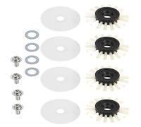 Yctze Jeu de Vis de Rondelle de Brosse Ronde 16 Pièces pour Machines à Tricoter Silver Reed SK280 SK840 SK580-pièces de Rechange et Accessoires Essentiels