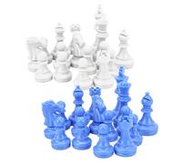 Yctze Jeu d'échecs en Plastique Médiéval 32 Pièces, Hauteur Roi 49 Mm sans échiquier pour la Compétition, Jeu d'échecs en Plastique Médiéval, 'échecs, Pièces 'échecs Standard, Hauteur Roi 49 Mm,