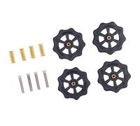 Yctze Jeu d'écrous de Nivellement de Lit Chauffant avec Ressorts Améliorés et Grands écrous pour Imprimantes 3D - Compatible avec Anet, ET4PRO, ET5, Ender 3