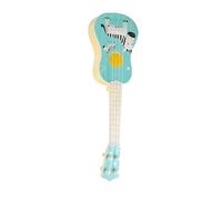 Yctze Kids Ukulele Toy 4-Strings Instrument de Musique pour et éducatif Portable, Modèles Animaux Amusants, 35 Cm (8042 Style Zèbre Vert Clair)