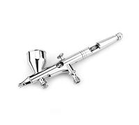 Yctze Kit d'aérographe à Double Alimentation par gravité de Haute Précision de 0,2 Mm Projets de Décoration de Gâteaux, de Maquillage, de Nail Art et de Peinture - Artistes et Amateurs Idéaux